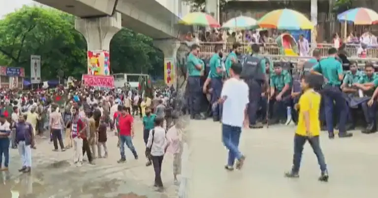 শাহবাগ অবরোধ জুলাইযোদ্ধাদের